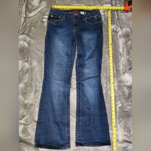 Baby Phat Dark Blue Flare Jeans
